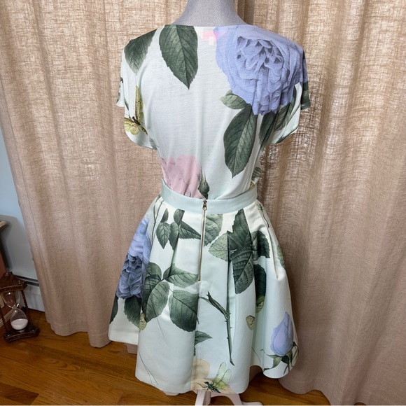 Ted Baker Floral Tee + Skirt Set, tee sz. 1, small skirt sz. 2, medium - Picture 8 of 14